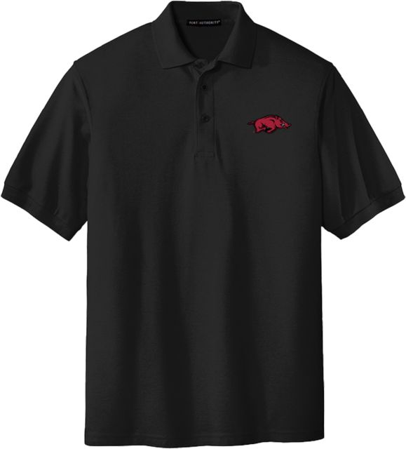 Arkansas Extended Silk Touch Polo University of Arkansas - Primary Athletics Mark - PLUS - ONLINE ONLY