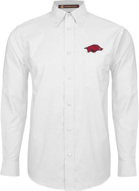 Arkansas Oxford Long Sleeve Shirt University of Arkansas - Primary Athletics Mark