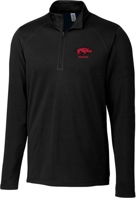 Arkansas C&B Clique Ice Pique Half Zip Arkansas Primary Mark - Soccer