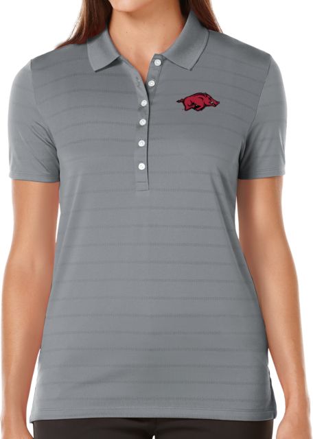 Arkansas Callaway Womens Opti Vent Polo University of Arkansas - Primary Athletics Mark