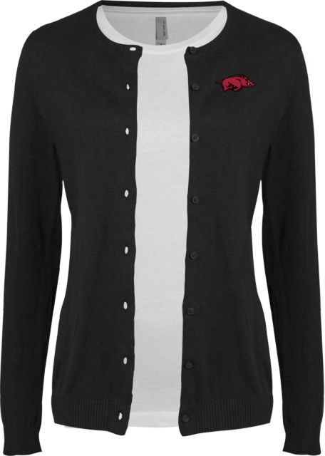 Arkansas Womens Cardigan Sweater  University of Arkansas - Primary Athletics Mark