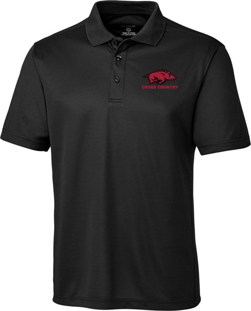Arkansas C&B Clique Ice Pique Polo Arkansas Primary Mark - Cross Country