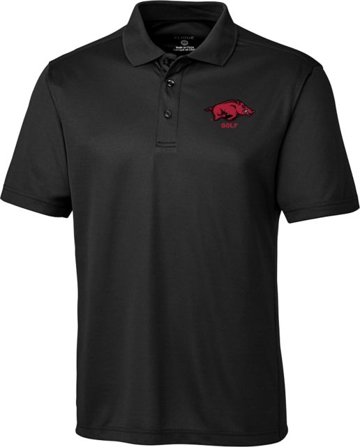 Arkansas C&B Clique Ice Pique Polo Arkansas Primary Mark - Golf