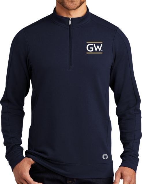 George Washington OGIO Luuma 1/2 Zip Fleece Institutional GW - ONLINE ONLY
