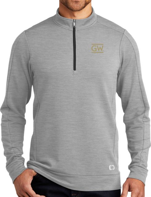 George Washington OGIO Heather Luuma 1/2 Zip Fleece Institutional GW - ONLINE ONLY