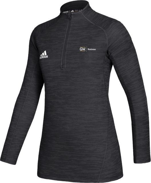 George Washington Adidas Womens Game Mode 1/4 Zip Business - ONLINE ONLY