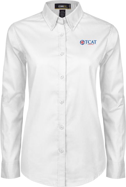 TCAT Nashville Ladies Twill Button Down Long Sleeve TCAT Abbreviated - ONLINE ONLY