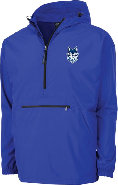 Metropolitan Penn Valley Charles River Pack N Go Pullover Rain Jacket Metropolitan Community College Mascot - ONLINE ONLY
