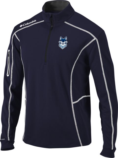 Metropolitan Penn Valley Columbia Omni Wick Shotgun 1/4 Zip Metropolitan Community College Mascot - ONLINE ONLY
