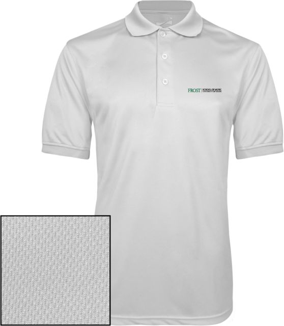 Miami Dry Mesh Polo U Miami Frost School of Music - Horizontal - ONLINE ONLY