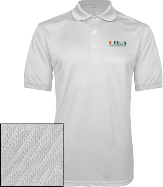 Miami Dry Mesh Polo University of Miami Health System - ONLINE ONLY