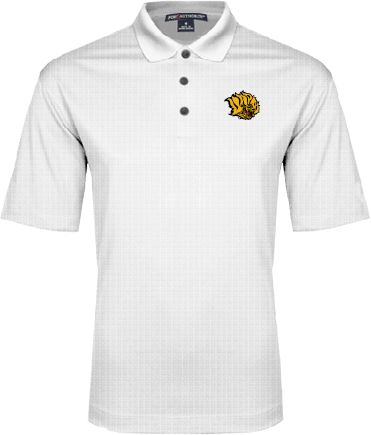 Arkansas Pine Bluff Performance Fine Jacquard Polo Golden Lion Head - ONLINE ONLY
