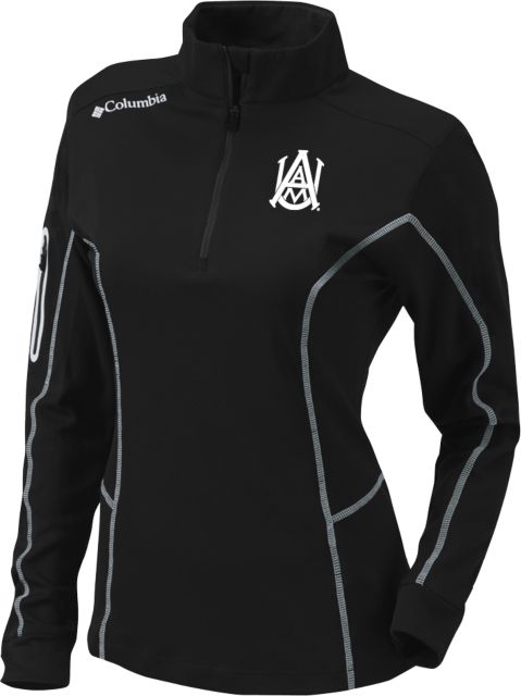 Alabama AandM Columbia Womens Omni Wick Shotgun 1/4 Zip Primary Mark - ONLINE ONLY
