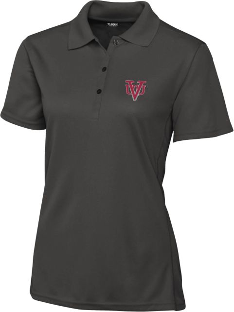 Virginia Union C&B Womens Clique Ice Pique Polo VUU Primary Mark - ONLINE ONLY