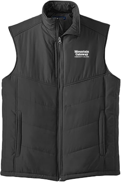 Mountain Gateway Puffer Vest Mountain Gateway CC Wordmark Stacked - ONLINE ONLY