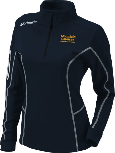 Mountain Gateway Columbia Womens Omni Wick Shotgun 1/4 Zip Mountain Gateway CC Wordmark Stacked - ONLINE ONLY