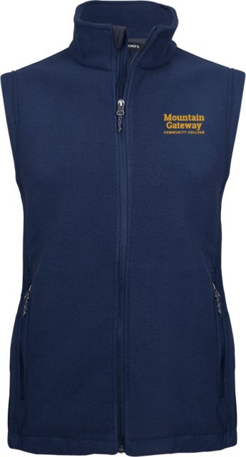 Mountain Gateway Fleece Full Zip Vest Mountain Gateway CC Wordmark Stacked - ONLINE ONLY
