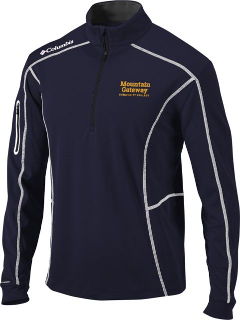 Mountain Gateway Columbia Omni Wick Shotgun 1/4 Zip Mountain Gateway CC Wordmark Stacked - ONLINE ONLY