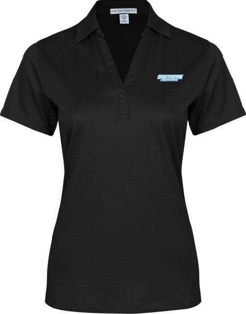 Southern University Womens Performance Fine Jacquard Polo Souther University Wordmark - ONLINE ONLY