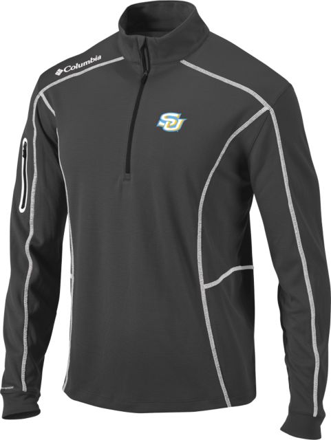 Southern University Columbia Omni Wick 1/4 Zip Interlocking SU - Primary Athletics Mark - ONLINE ONLY