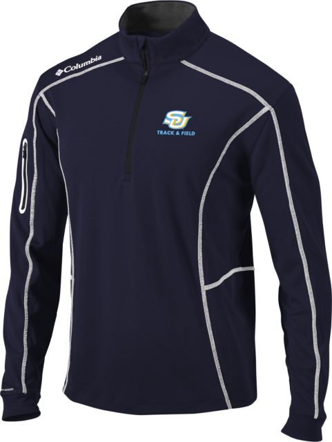 Southern University Columbia Omni Wick 1/4 Zip Interlocking SU - Track and Field - ONLINE ONLY