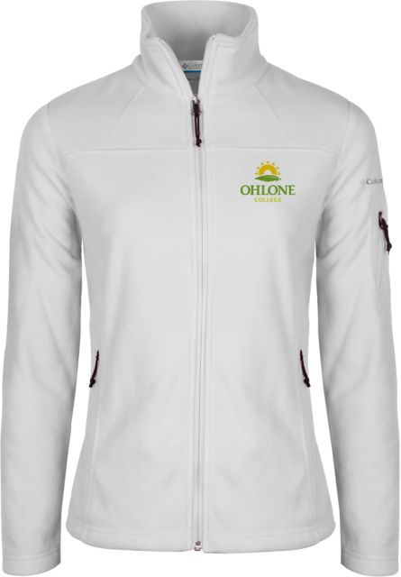 Ohlone Columbia Ladies Full Zip Fleece Jacket Primary Mark - Flat Color - ONLINE ONLY