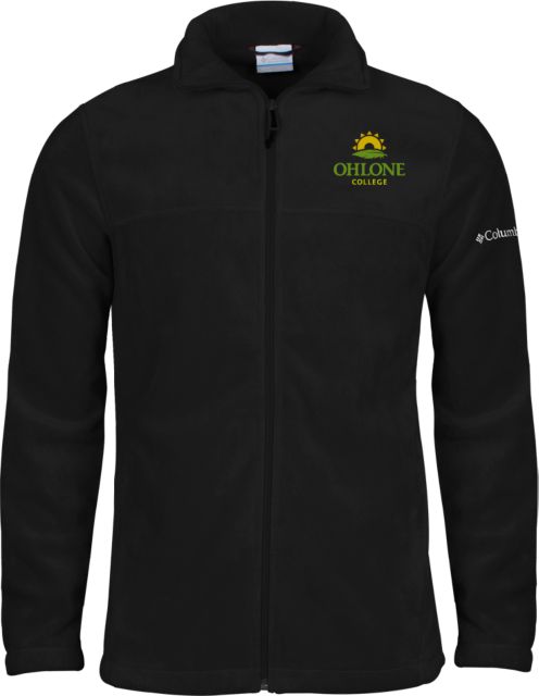 Ohlone Columbia Full Zip Fleece Jacket Primary Mark - Flat Color - ONLINE ONLY