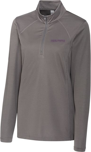 Virginia Peninsula C&B Womens Titan Clique Ice Pique Half Zip Virginia Peninsula Community College - ONLINE ONLY