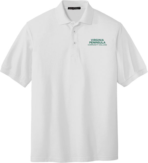 Virginia Peninsula Silk Touch Polo Virginia Peninsula Community College Stacked - ONLINE ONLY