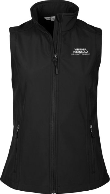 Virginia Peninsula Womens Core Softshell Vest Virginia Peninsula Community College Stacked - ONLINE ONLY