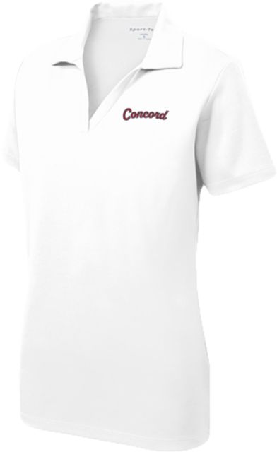 Concord Womens Dry Mesh Polo Concord Script - ONLINE ONLY