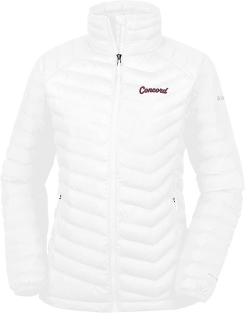 Concord Columbia Womens Powder Lite Jacket Concord Script - ONLINE ONLY