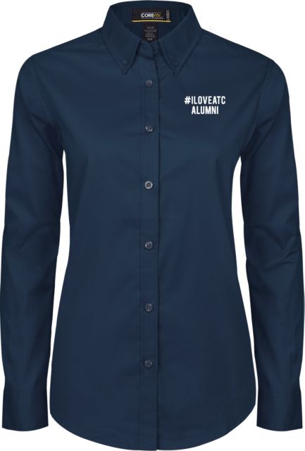 Atlanta Tech College Womens Twill Button Down Long Sleeve  I Love ATC Alumni - ONLINE ONLY
