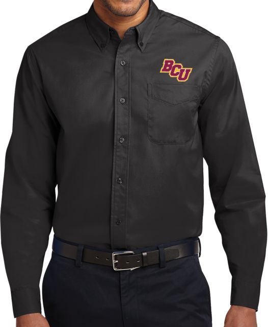 Bethune Cookman Twill Button Down Long Sleeve BCU - ONLINE ONLY