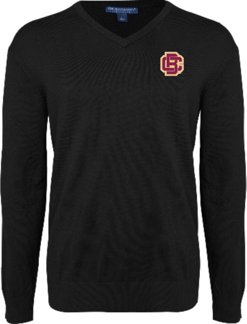Bethune Cookman Classic Mens V Neck Sweater Primary Mark - ONLINE ONLY