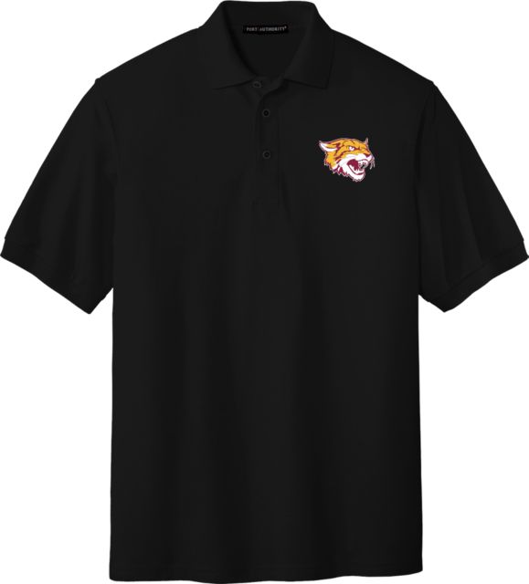 Bethune Cookman Easycare Pique Polo Wildcat Head - ONLINE ONLY