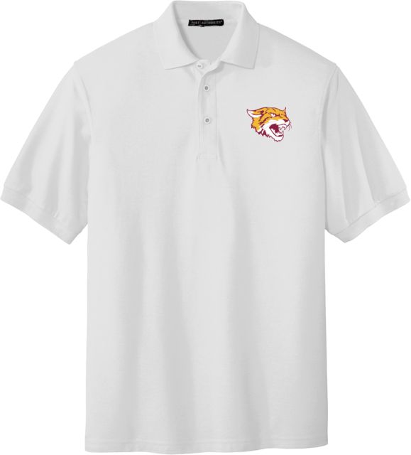 Bethune Cookman Easycare Pique Polo Wildcat Head - ONLINE ONLY