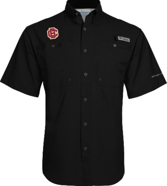 Bethune Cookman Columbia Tamiami Performance Short Sleeve Shirt Primary Mark - ONLINE ONLY