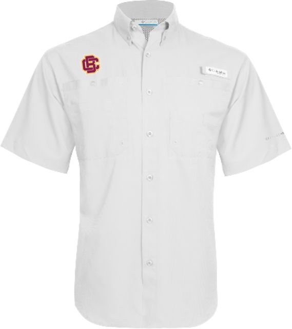 Bethune Cookman Columbia Tamiami Performance Short Sleeve Shirt Primary Mark - ONLINE ONLY