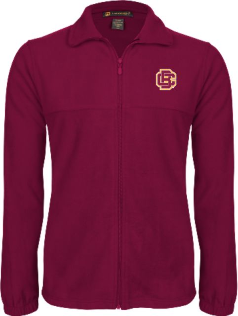 Bethune Cookman Fleece Full Zip Jacket Primary Mark - ONLINE ONLY
