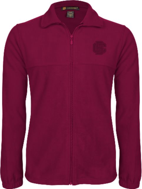 Bethune Cookman Fleece Full Zip Jacket Primary Mark - ONLINE ONLY
