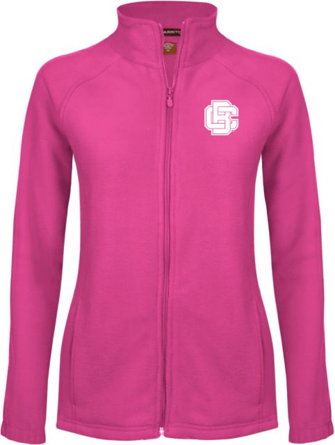 Bethune Cookman Ladies Fleece Full Zip Jacket Primary Mark - ONLINE ONLY