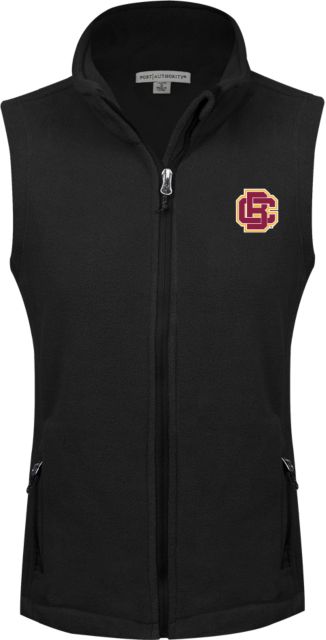 Bethune Cookman Ladies Fleece Full Zip Vest Primary Mark - ONLINE ONLY