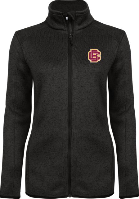 Bethune Cookman Heather Ladies Fleece Jacket Primary Mark - ONLINE ONLY