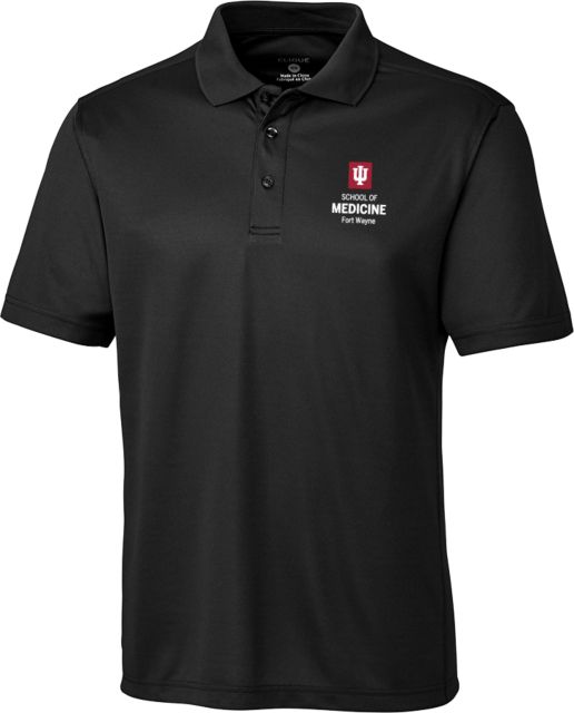 Indiana C&B Clique Ice Pique Polo IU Fort Wayne School of Medicine Stacked - ONLINE ONLY