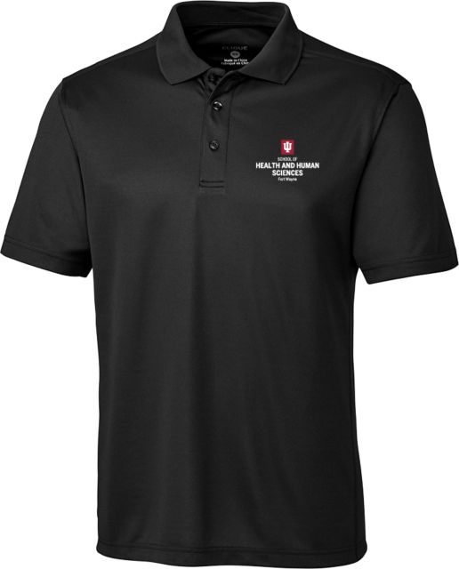 Indiana C&B Clique Ice Pique Polo IU Fort Wayne School of Health and Human Sciences Stacked - ONLINE ONLY