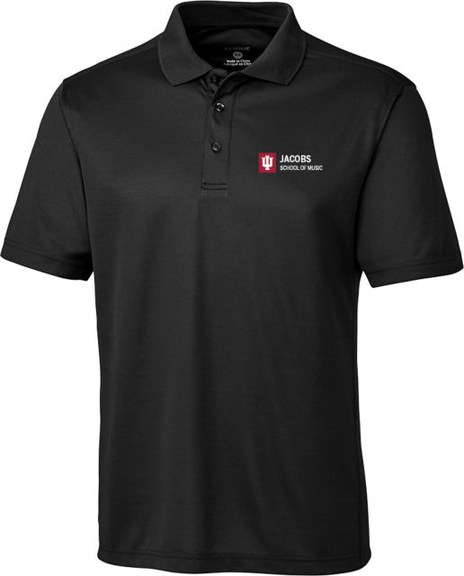 Indiana C&B Clique Ice Pique Polo Indiana University Jacobs School of Music Flat - ONLINE ONLY