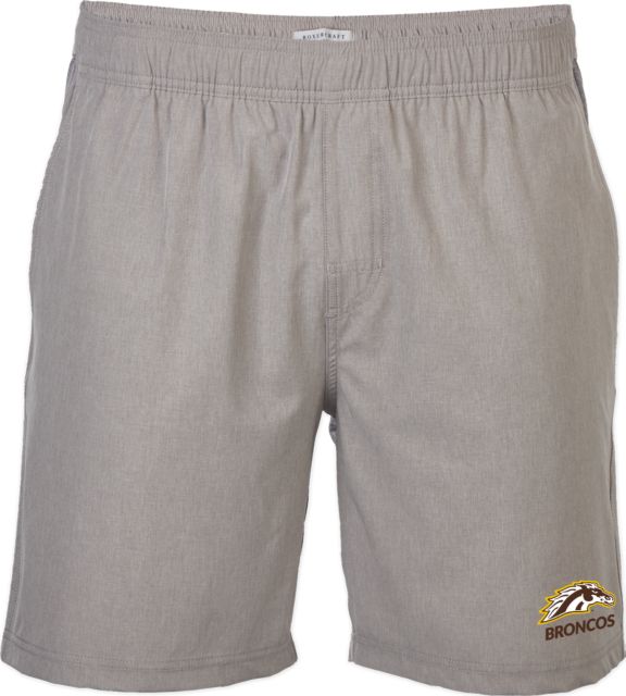 Western Michigan Boxercraft Light Riptide Hybrid Short Broncos with Bronco Head Mascot - ONLINE ONLY