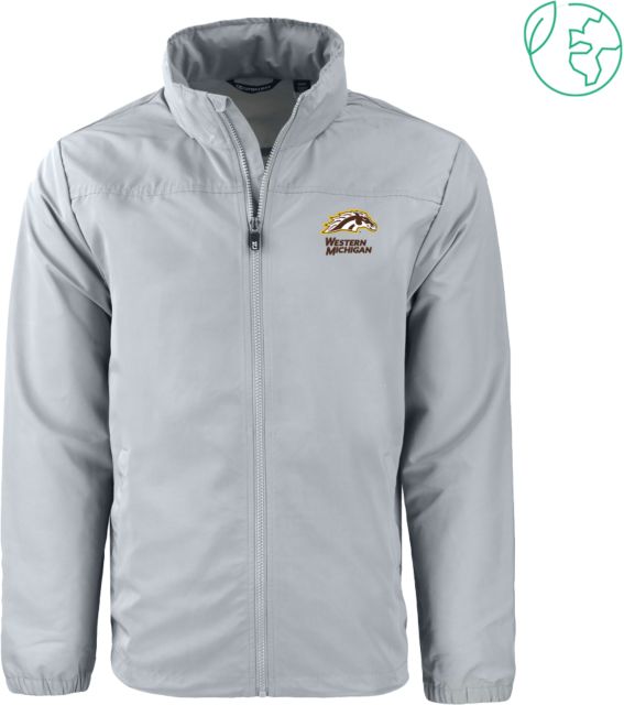 Western Michigan C&B Charter Eco Recycled Full Zip Jacket Western Michigan with Bronco Head Mascot - ONLINE ONLY