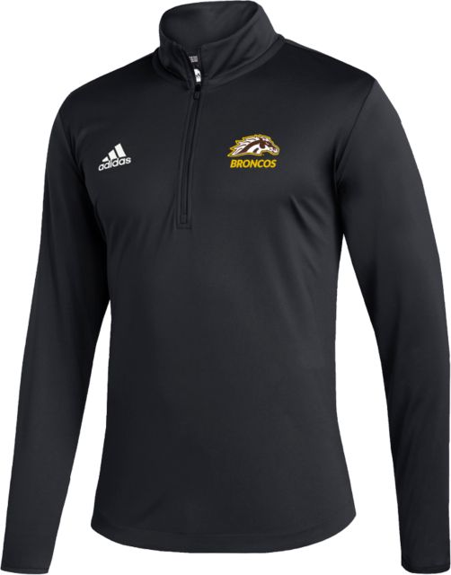 Western Michigan Adidas Entrada 1/4 Zip Broncos with Bronco Head Mascot - ONLINE ONLY